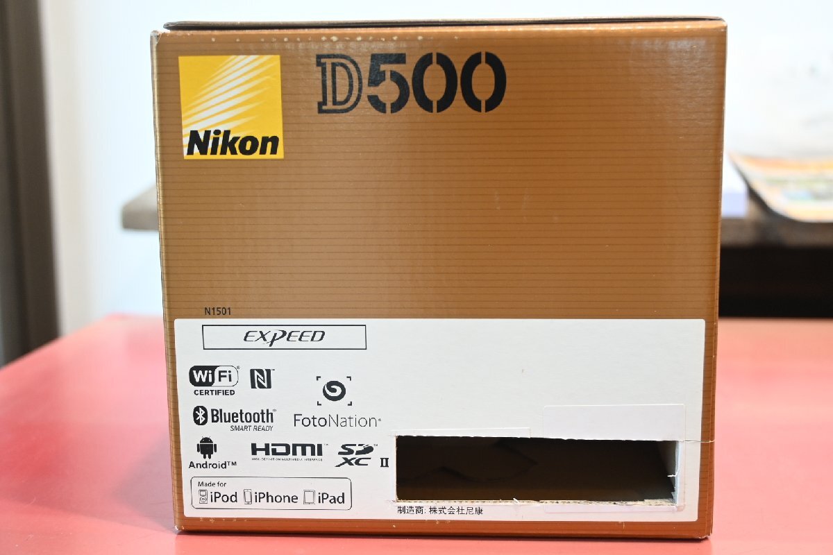 ○Nikon ニコン　D500　一眼レフカメラ 空箱　デジタルカメラ　古道具のgplus広島2510ｋ_画像5