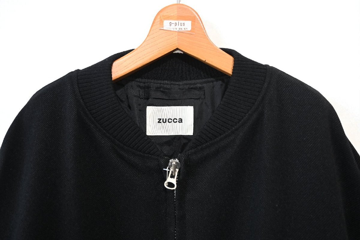 ★ZUCCa/ズッカ　*PEツイード　コクーンコート/size;M　黒//定価￥64.900*　古着のgplus広島　2510r4_画像3