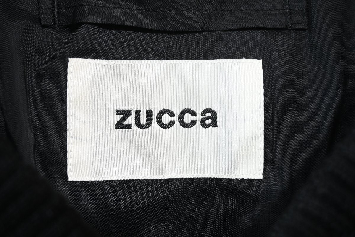 ★ZUCCa/ズッカ　*PEツイード　コクーンコート/size;M　黒//定価￥64.900*　古着のgplus広島　2510r4_画像7