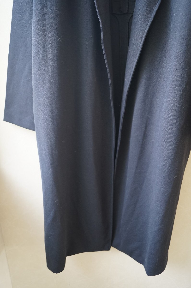 ★未使用 ユナイテッドアローズ BEAUTY&YOUTH*ポンチノーカーラーガウン カーディガン ダークグレー/定価\14,300*　古着のgplus広島 2510t1_画像4