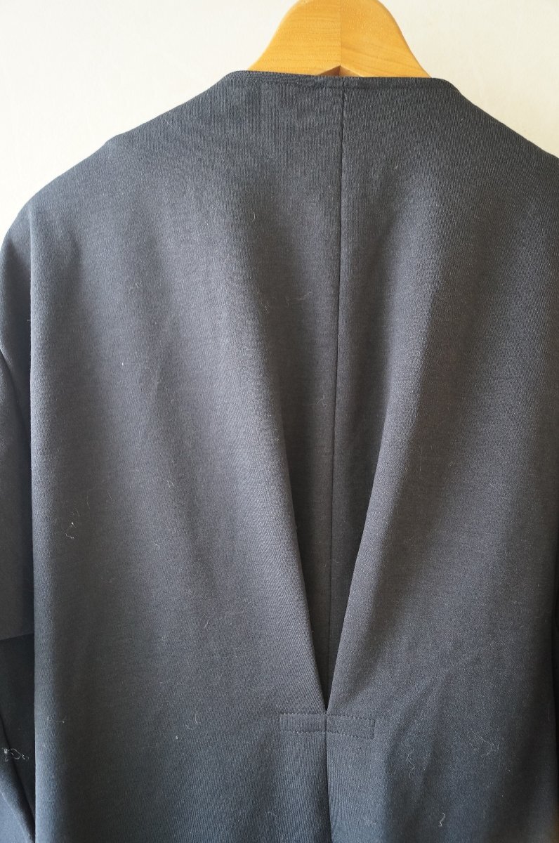 ★未使用 ユナイテッドアローズ BEAUTY&YOUTH*ポンチノーカーラーガウン カーディガン ダークグレー/定価\14,300*　古着のgplus広島 2510t1_画像7