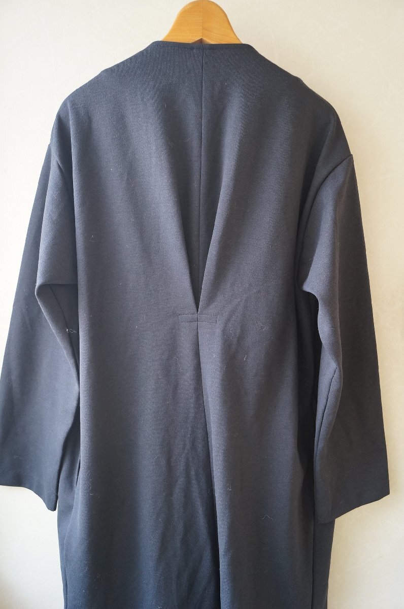 ★未使用 ユナイテッドアローズ BEAUTY&YOUTH*ポンチノーカーラーガウン カーディガン ダークグレー/定価\14,300*　古着のgplus広島 2510t1_画像5