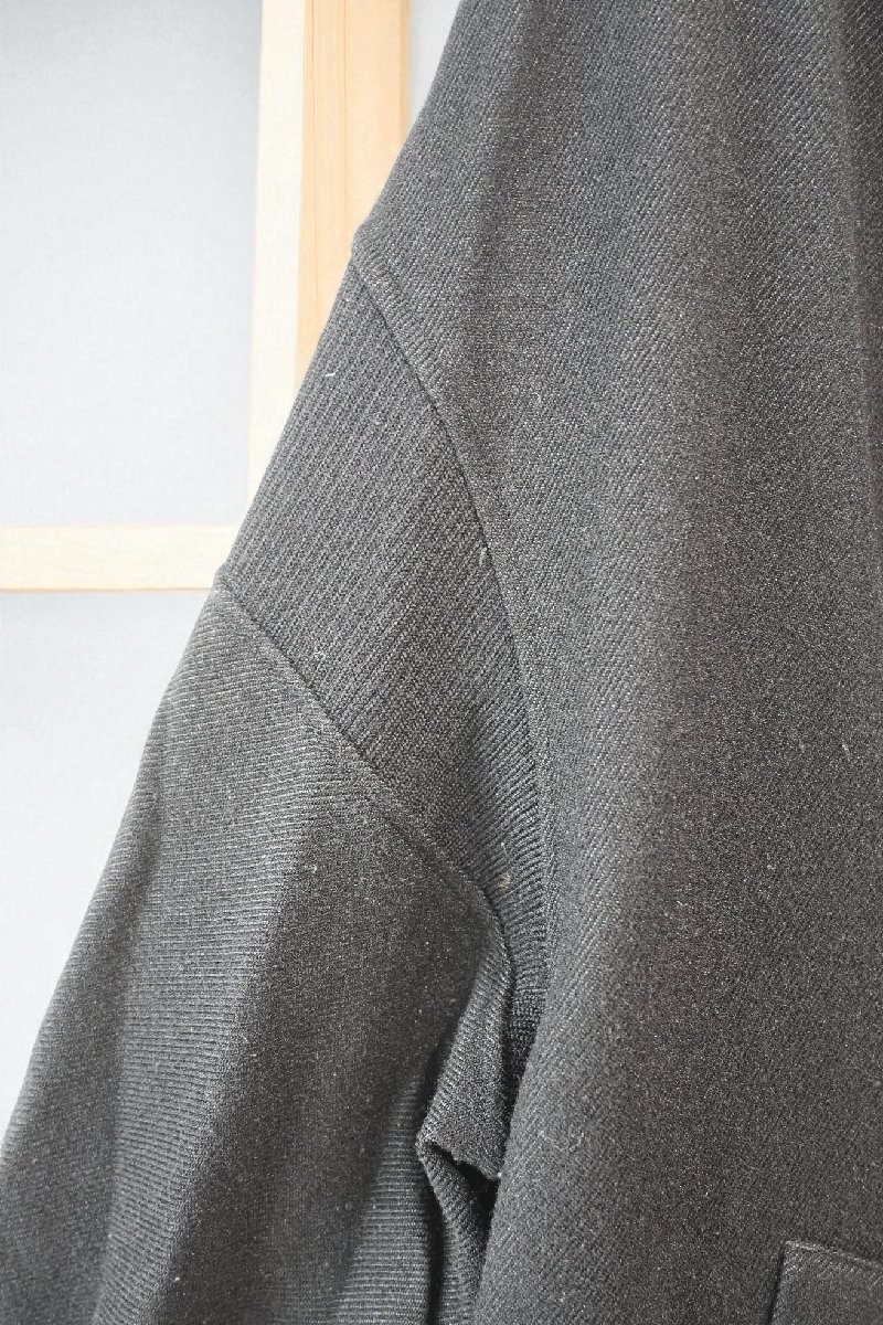 ★ZUCCa/ズッカ　*PEツイード　コクーンコート/size;M　黒//定価￥64.900*　古着のgplus広島　2510r4_画像6