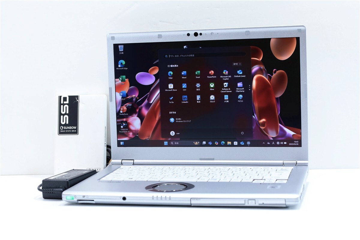 14 type /Panasonic Let's note CF LV9 сильнейший specification 10 поколение Core i7 10810U/ память 16GB/SSD512GB office LV9TDKVSno-do персональный компьютер Windows11 2