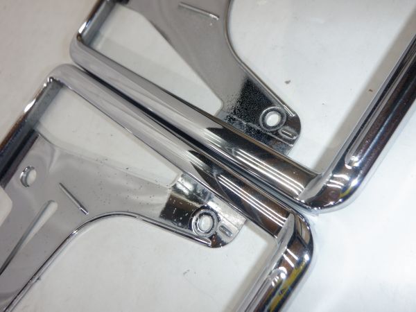 NKD5Xm02★日産純正★★ナンバーフレーム★★プレート枠★メッキ★2枚セット★KG210-799DX★ディーラーオプション★迅速発送★送料安い★_画像4