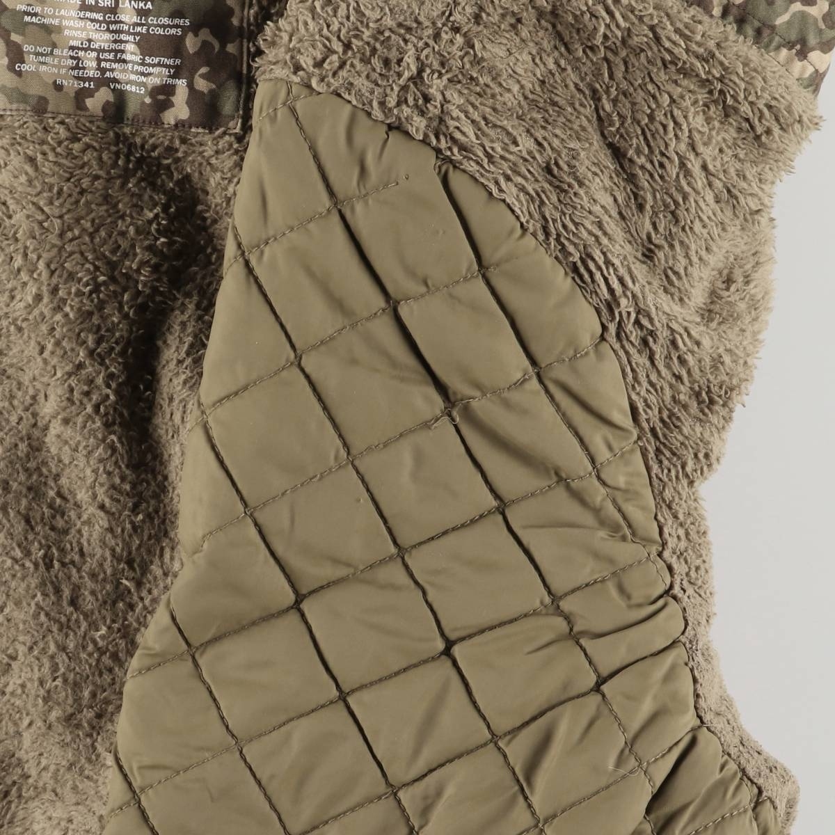 古着 エルエルビーン L.L.Bean 迷彩柄 マルチカムカモ 中綿入り マウンテンパーカー シェルジャケット レディースL相当 /eaa588731_画像8