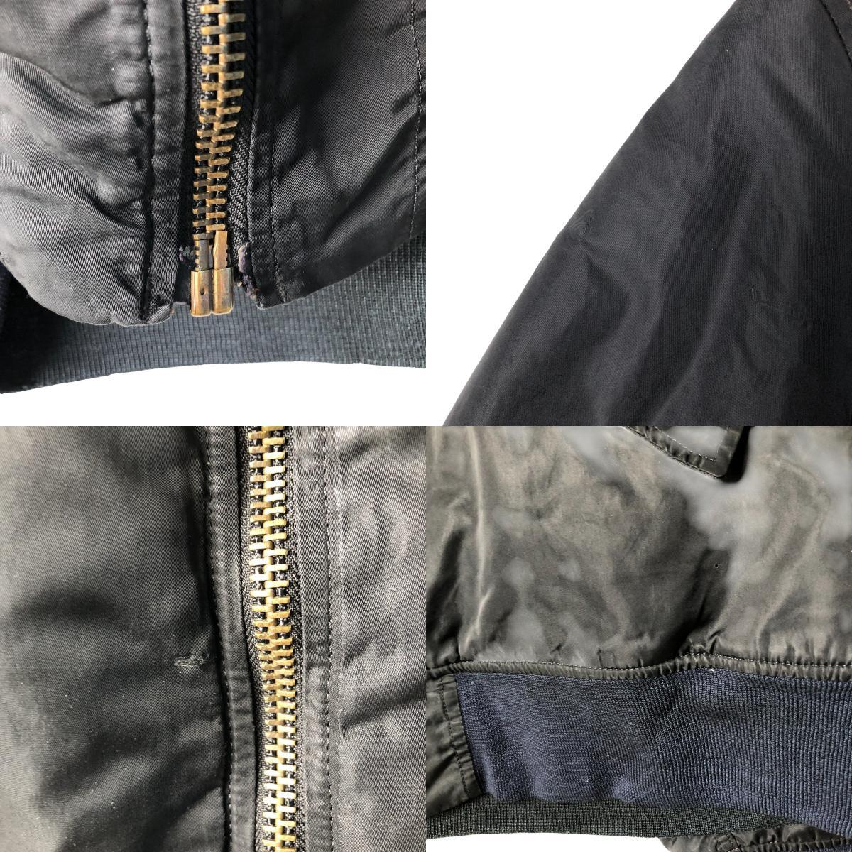 古着 90年代 民間品 アルファ ALPHA MA-1タイプ ミリタリー フライトジャケット メンズXXL相当 ヴィンテージ /eaa589373_画像6