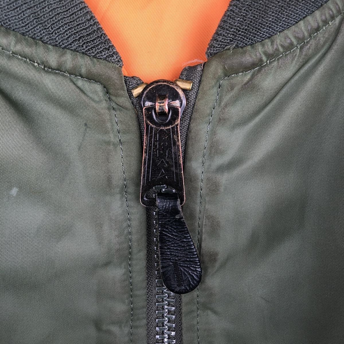 古着 民間品 アルファ ALPHA MA-1タイプ ミリタリー フライトジャケット メンズXL相当 /eaa591933_画像6