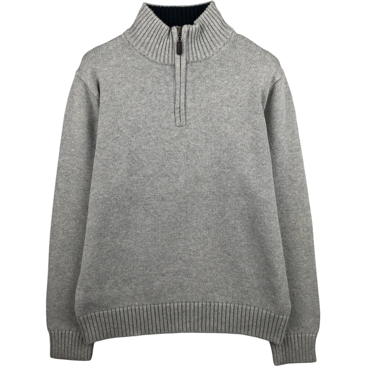 古着 90~00年代 エルエルビーン L.L.Bean コットンニットハーフジップセーター メンズM相当 ヴィンテージ /eaa492578_画像1