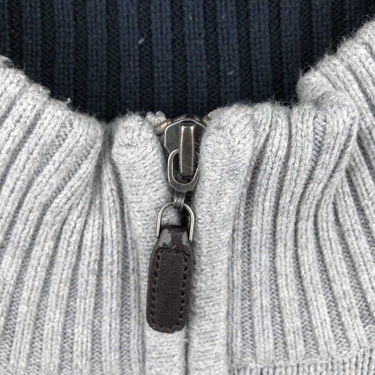 古着 90~00年代 エルエルビーン L.L.Bean コットンニットハーフジップセーター メンズM相当 ヴィンテージ /eaa492578_画像4