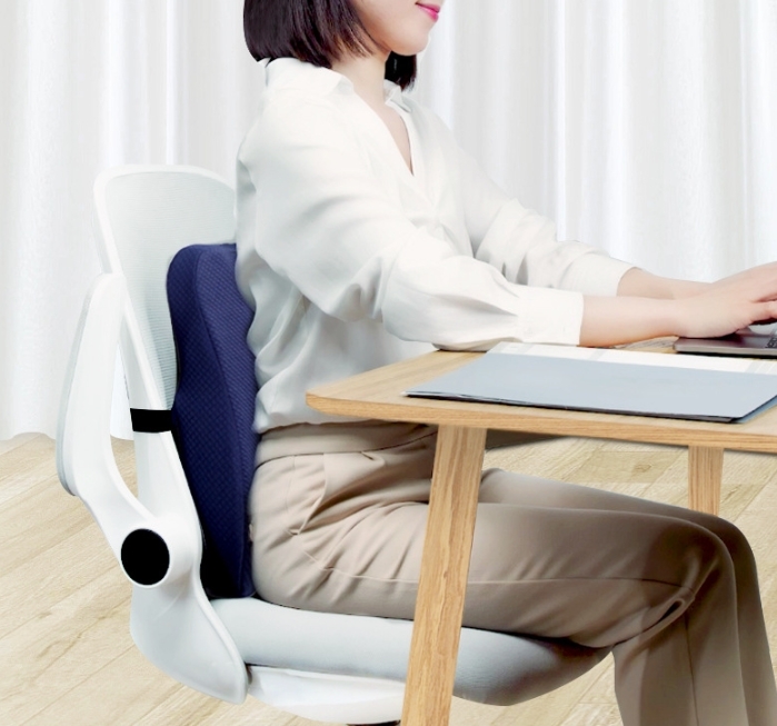  新入荷新品 座布団2点セット 背もたれクッション運転 腰痛対策 低反発 オフィス 背当てクッション 骨盤クッション 厚め お色選択可_画像6