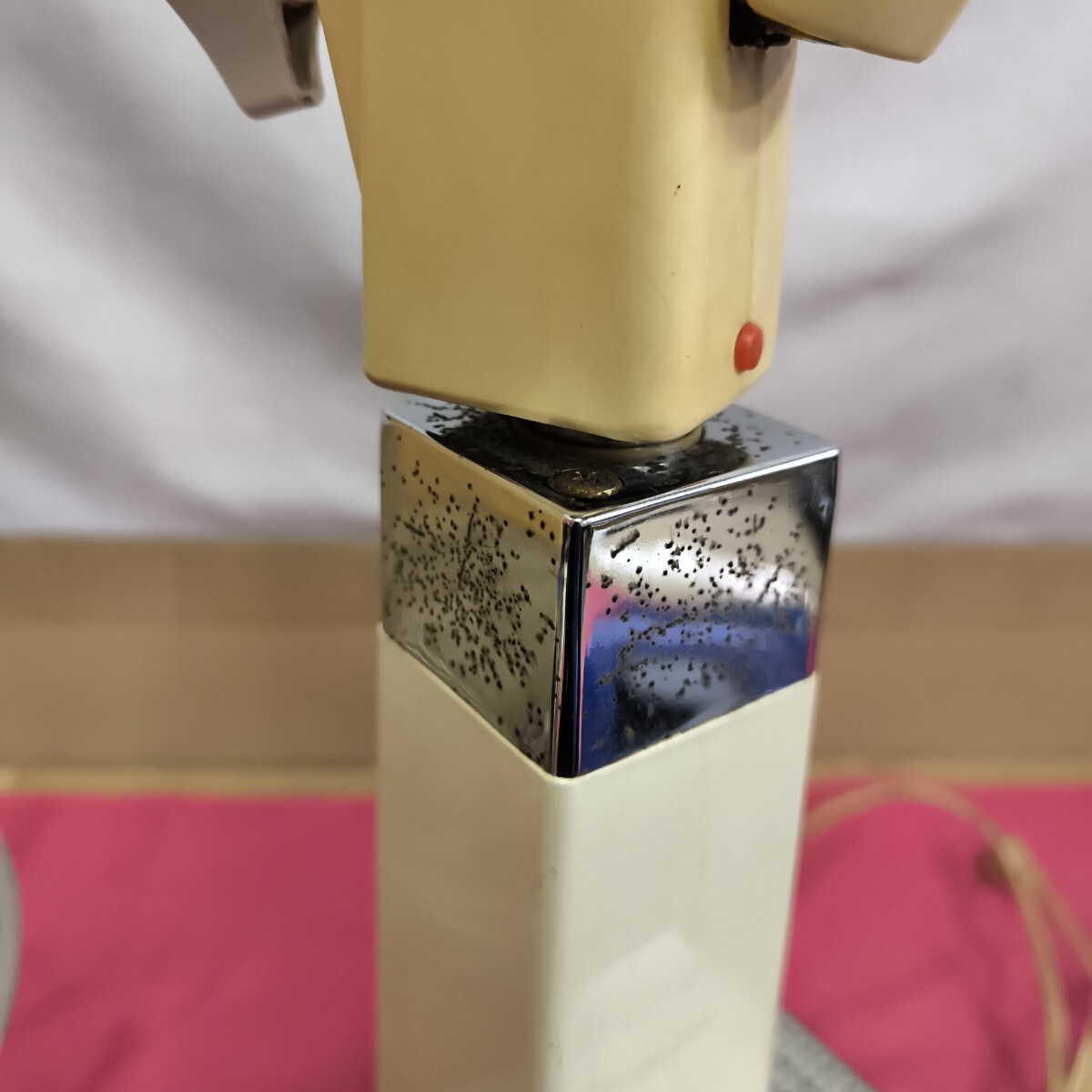 ◎【ナショナル レトロ扇風機】当時物 ナショナル扇風機 F30LZ 羽根の大きさ30cm 扇風機 ブルー 3枚羽根 約5.2kg 281-2_画像10