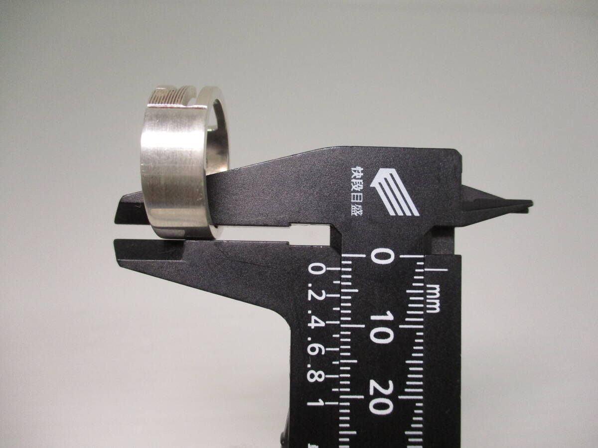 2510M1818 GUCCI グッチ Gリング 重量約8.7g サイズ19 Ag925刻印有 箱付_画像6