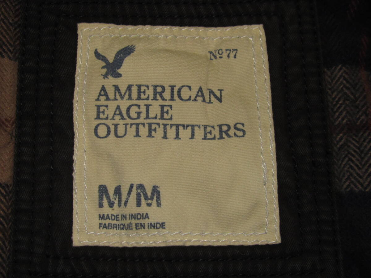 アメリカンイーグル ミリタリージャケット Lサイズ40 大きめ サンタクロース トナカイ コットン ダメージ加工 裏キルティング 松岡佳博_画像6