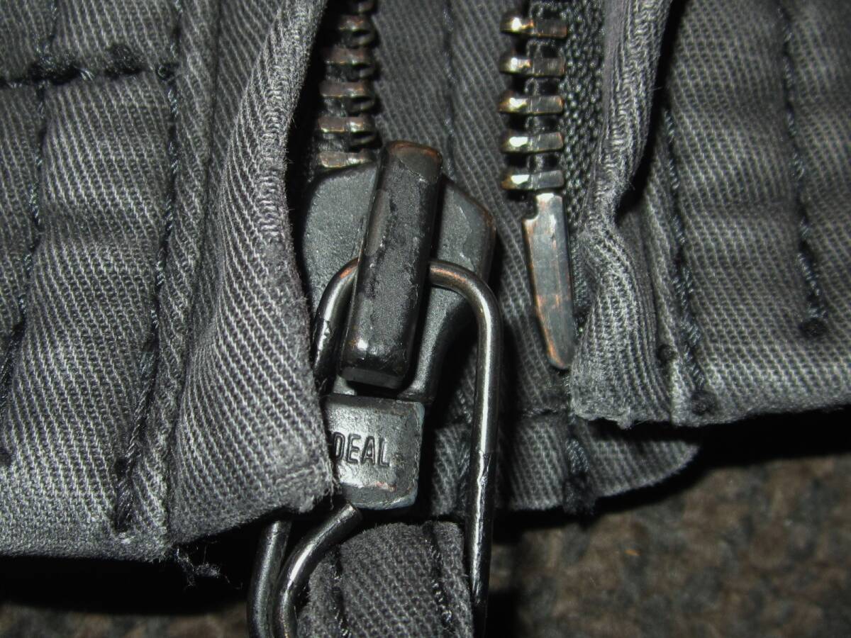 アメリカンイーグル ミリタリージャケット Lサイズ40 大きめ サンタクロース トナカイ コットン ダメージ加工 裏キルティング 松岡佳博_画像8