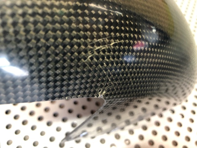 カワサキ　ゼファー750用　コワース製　カーボンフロントフェンダー_画像6