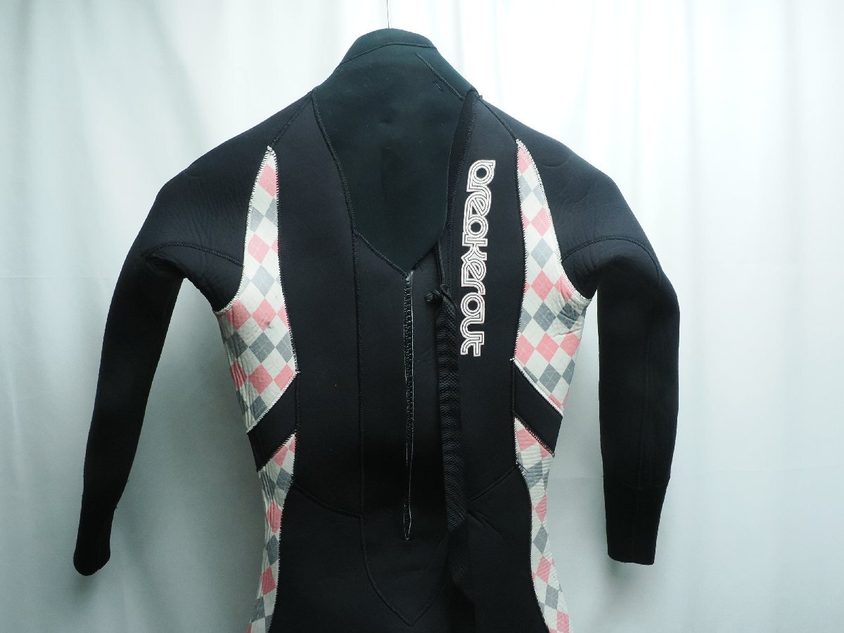 BREAKER OUT ウエットスーツ 5mm レディース 168cm/58kg 40-50DIVE 素材:表ジャージ/裏起毛 背中防水ファスナー付 [3F-64907]_画像5
