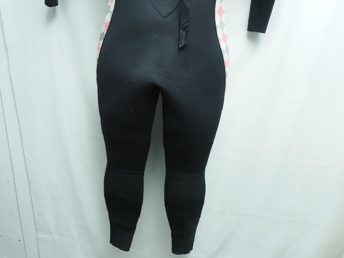 BREAKER OUT ウエットスーツ 5mm レディース 168cm/58kg 40-50DIVE 素材:表ジャージ/裏起毛 背中防水ファスナー付 [3F-64907]_画像6