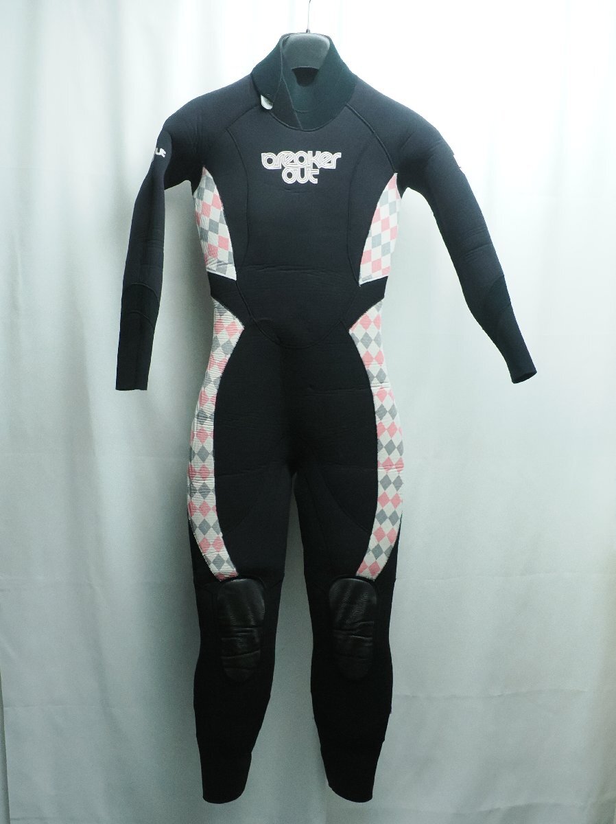 BREAKER OUT ウエットスーツ 5mm レディース 168cm/58kg 40-50DIVE 素材:表ジャージ/裏起毛 背中防水ファスナー付 [3F-64907]_画像1