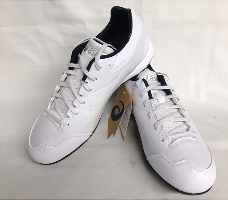 【未使用】アシックス NEOREVIVE 4 ネオリバイブ (1123A032-110) 25.5cm 野球スパイクシューズ_画像1