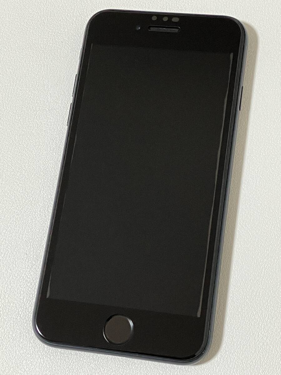SIMフリー iPhoneSE3 64GB Midnight シムフリー アイフォンSE iPhone SE 3 第三世代 第3世代 ミッドナイト 黒 SIMロックなし A2782 91% _画像2