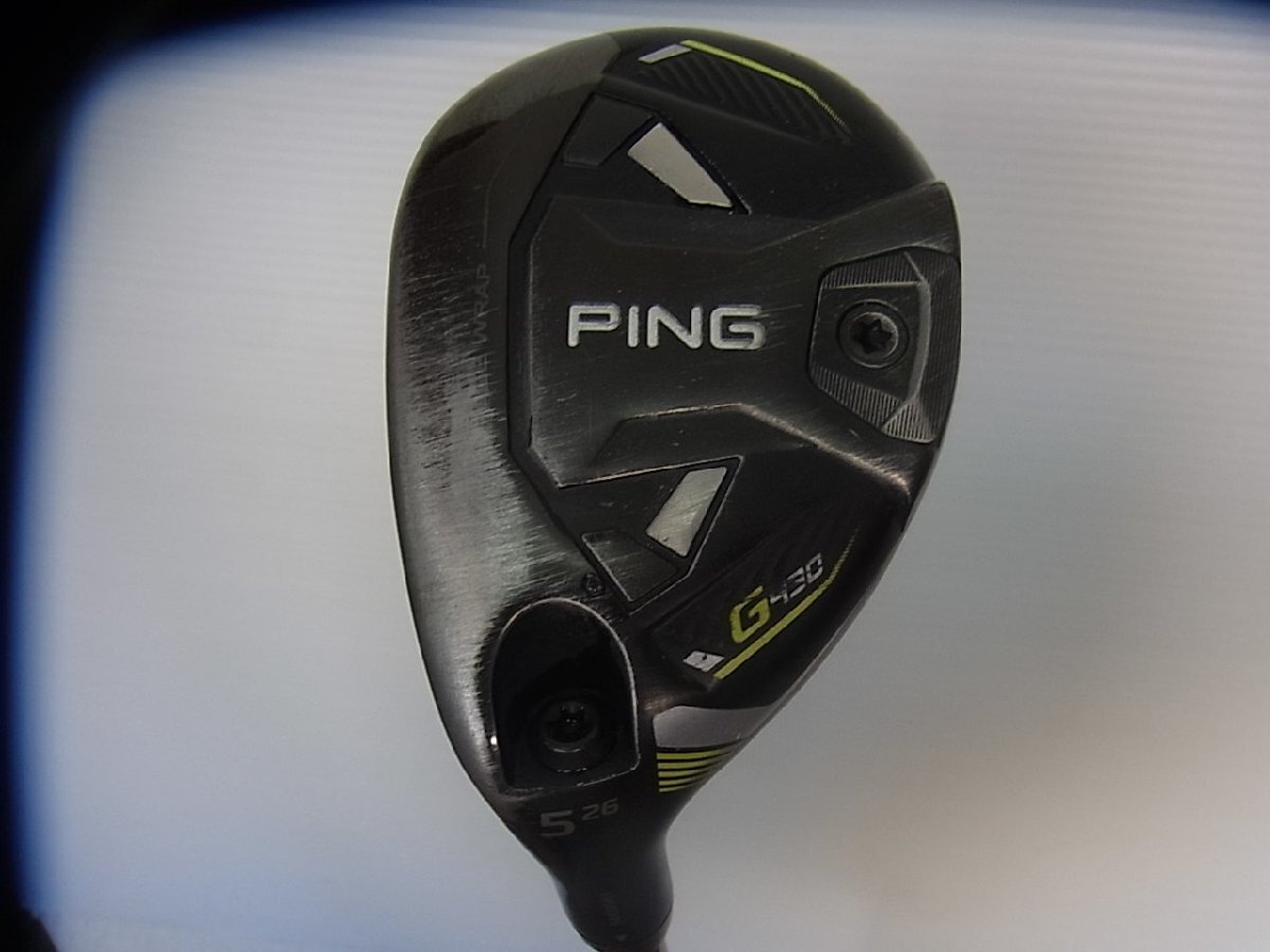 【良品】 左用 ピン G430 ハイブリッド 5UT 26° PING ALTA J CB BLACK (SR) ※日本仕様 ￥50,600_画像1