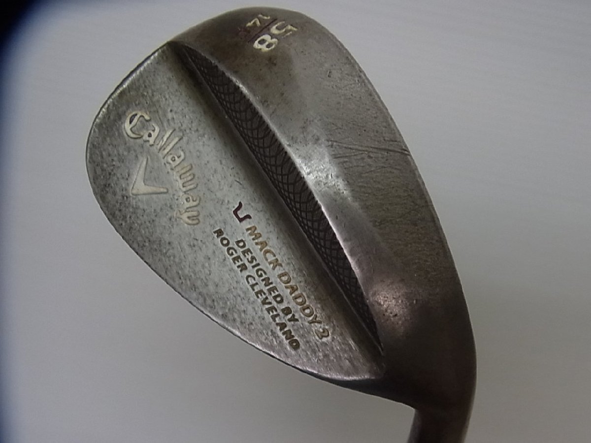 グリップ交換済み！ キャロウェイ マックダディ2　Mack Daddy2 ノンメッキ　58/14C　DG-S200_画像3