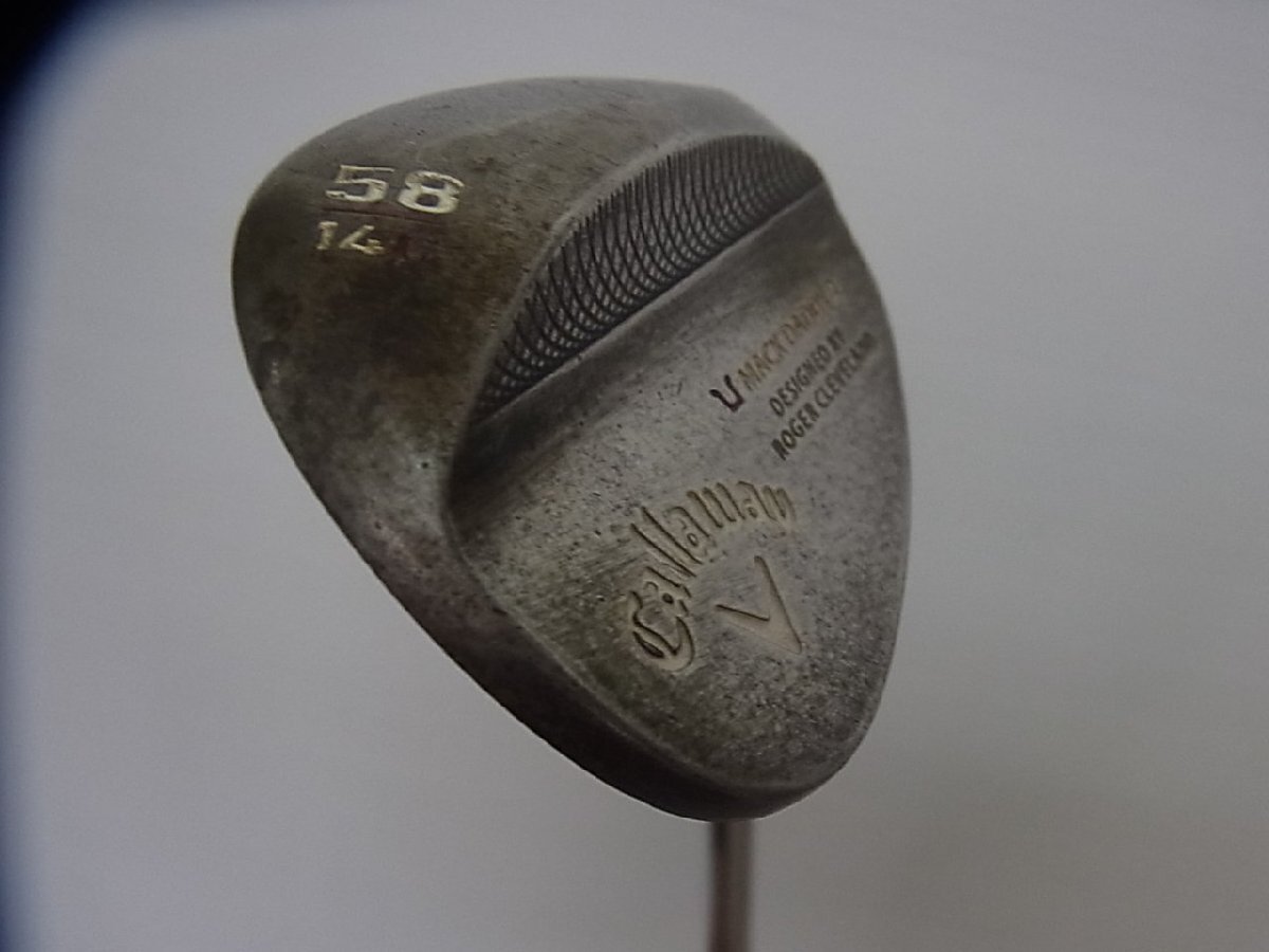 グリップ交換済み！ キャロウェイ マックダディ2　Mack Daddy2 ノンメッキ　58/14C　DG-S200_画像4