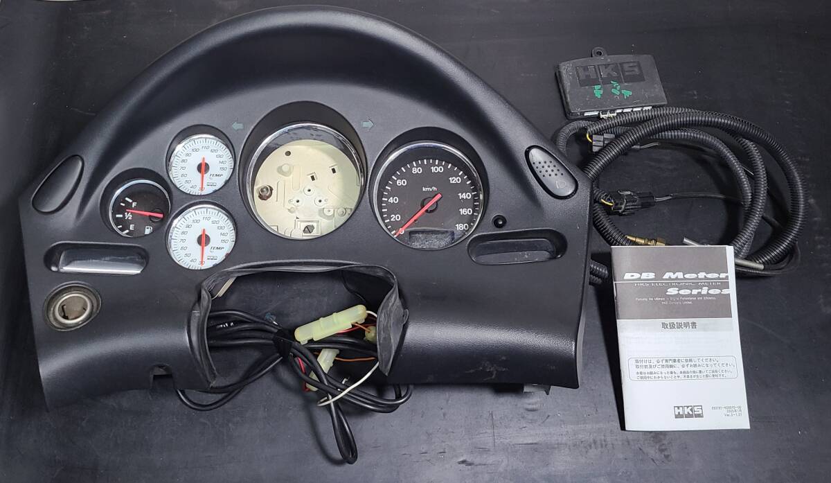 マツダ MAZDA RX-7 FD3S 1型～4型用 純正メーター HKS温度計組み込み_画像1