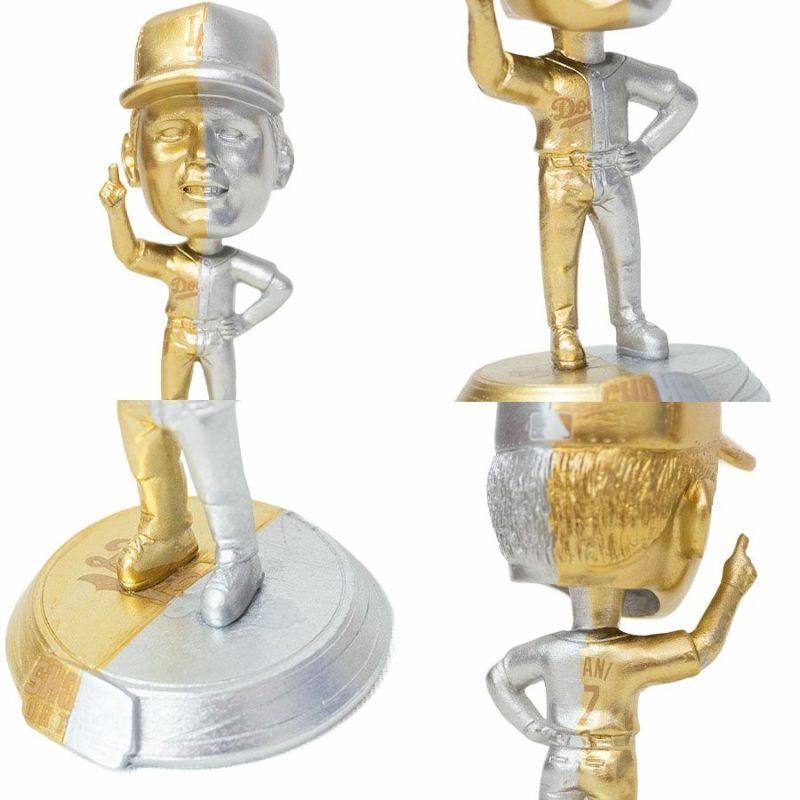 MLB FOCOdoja-s большой . sho flat Bob ru head фигурка 4.5 дюймовый Gold & серебряный Mini Bobblehead большой head 