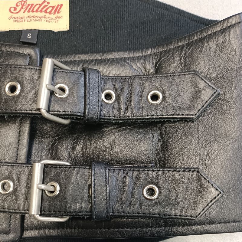 [ outlet!]INDIAN Kido колено ремень талия частота женский S размер поясница ремень мотоцикл Biker 