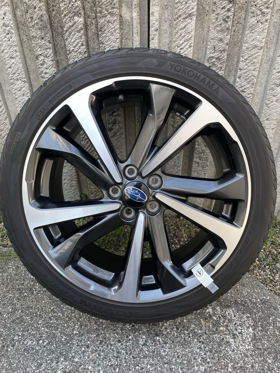 【着払い】スバル インプレッサG4 純正ホイール18インチ 7.5J+55 100/5H タイヤ付き インプレッサスポーツ/BRZ 等_画像8