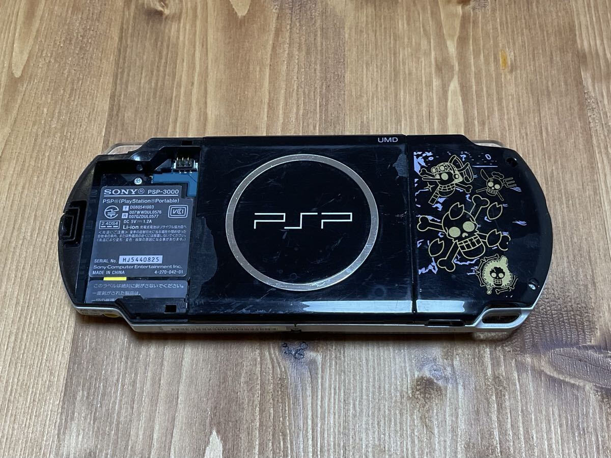 ジャンク バッテリー無(wú)し SONY PSP PSP-3000 ワンピース ONE PIECE ROMANCE DAWN 冒険の夜明け 麥わらの一味 EDITION 限定版 本體のみ
