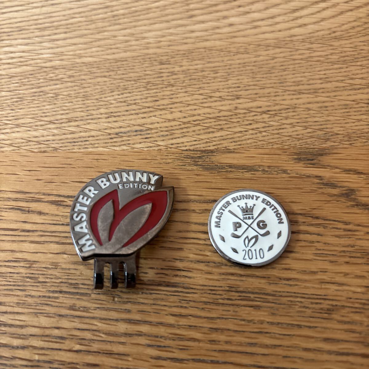 マスターバニーエディション　クリップマーカー　ホワイト×ガンメタリックカラー　送料込_画像2