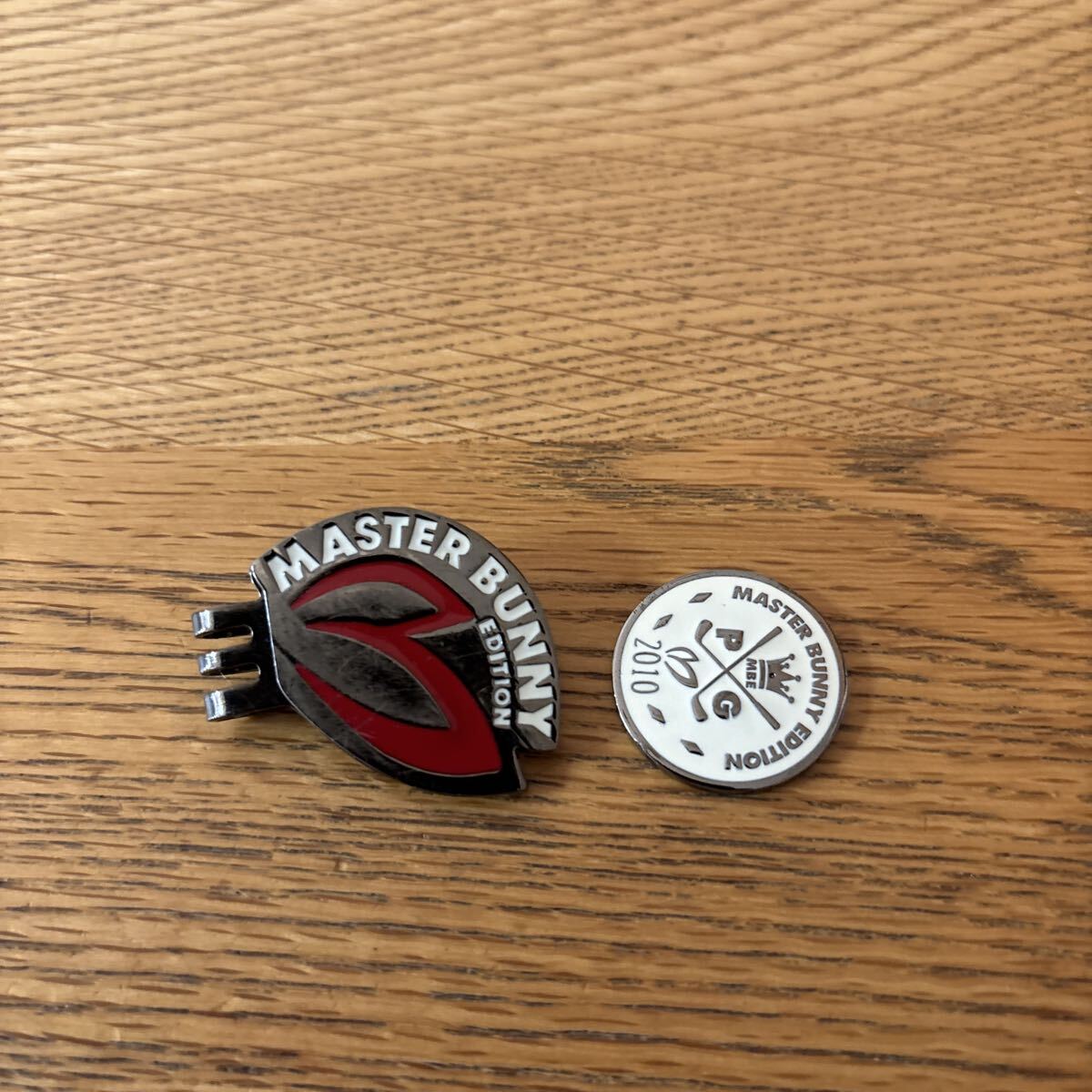 マスターバニーエディション　クリップマーカー　ホワイト×ガンメタリックカラー　送料込_画像3