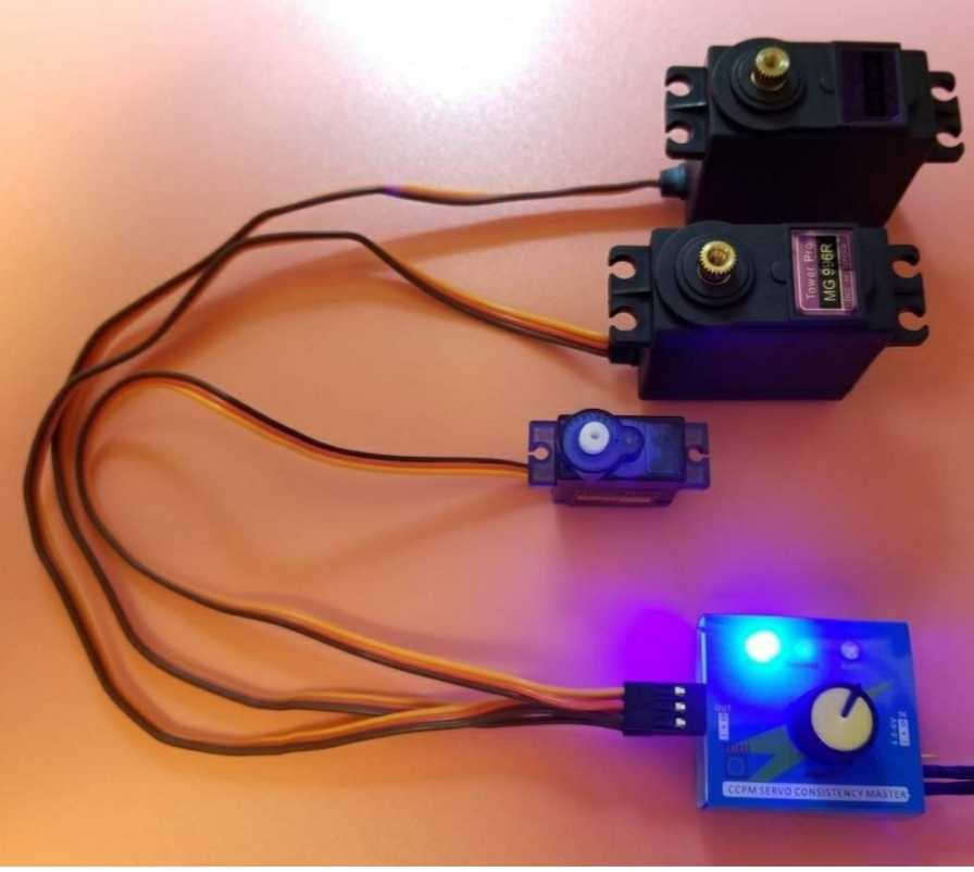 電子工作 時 便利な サーボモーター テスター2個_画像3