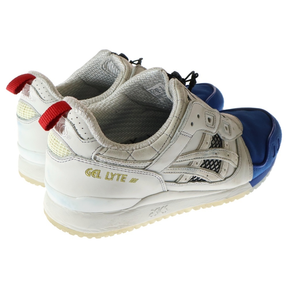 ASICS アシックス GEL-LYTE3 OG ゲルライト スエード ローカットスニーカー ホワイト/ブルー US9/27cm 1203A579-100_画像3