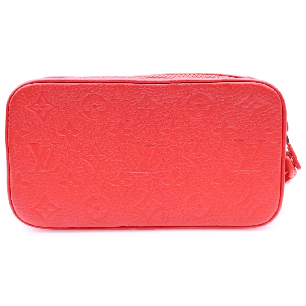 LOUIS VUITTON ルイヴィトン モノグラムアンプラント ポシェットヴォルガ ミニバッグ レッド トリヨンレザー M53555_画像2