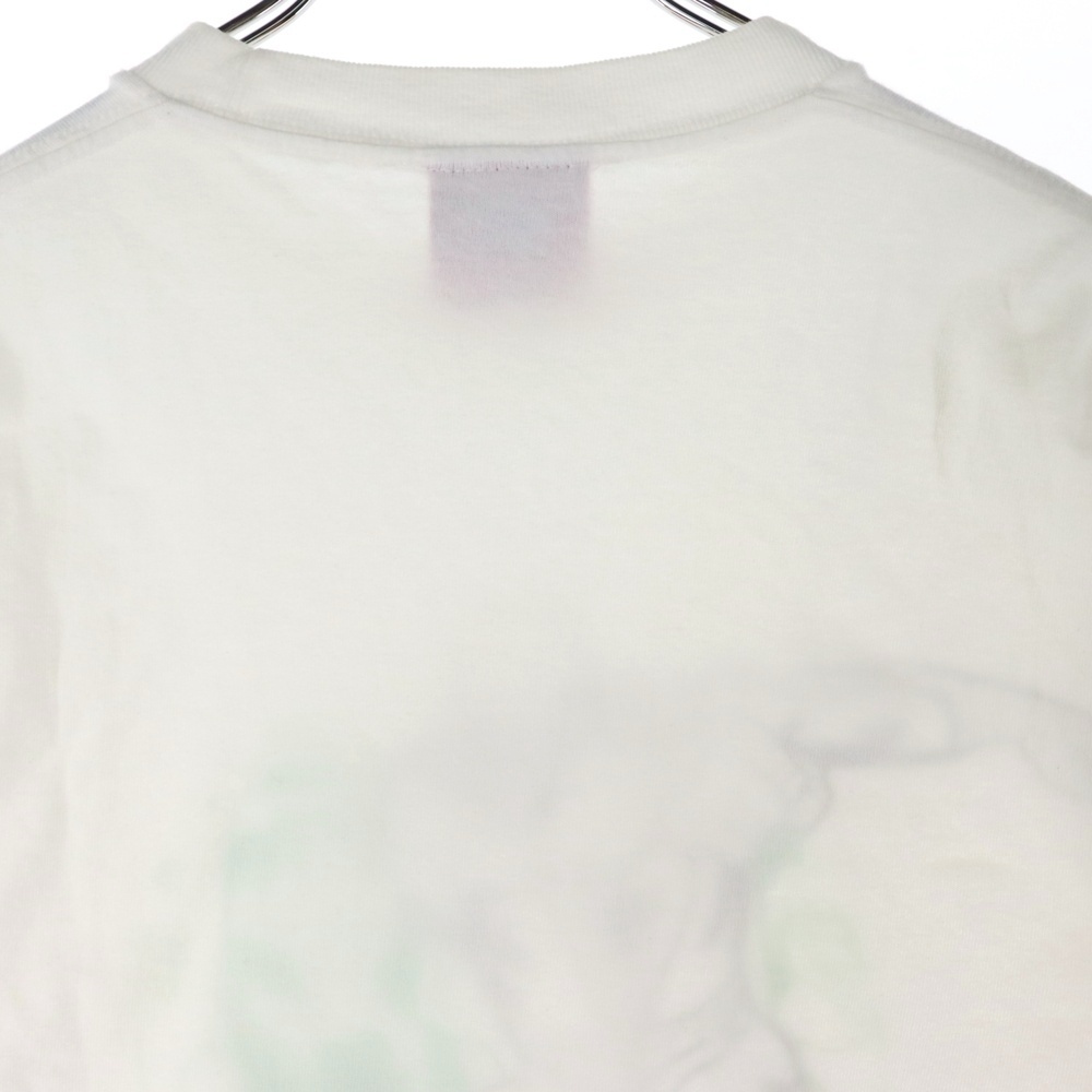 A BATHING APE アベイシングエイプ ×MARVEL Spider Man T マーベル スパイダーマン フロントプリント 半袖Tシャツ カットソー ホワイト_画像4