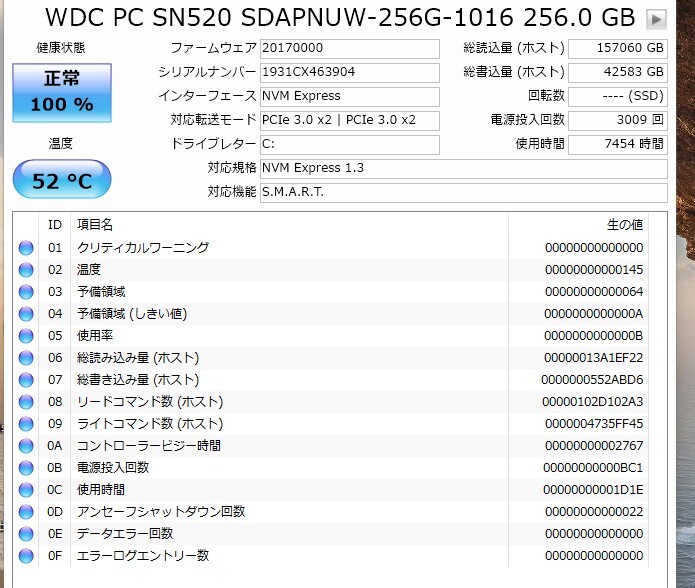R9462A-YPP 【USED】 PCパーツ WD RED HDD 2.0TB WD20EFRX No.001_画像3