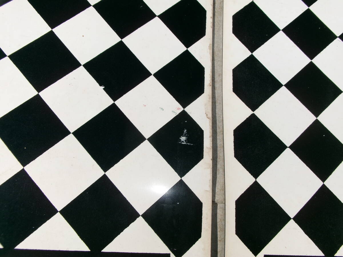 当時物、レトロ、デコトラ、イスズ、ネーム入、白/黒ドロヨケ2枚セット、縦35横24㎝、エルフ、シングルタイヤ等、旧車、商用車_画像3