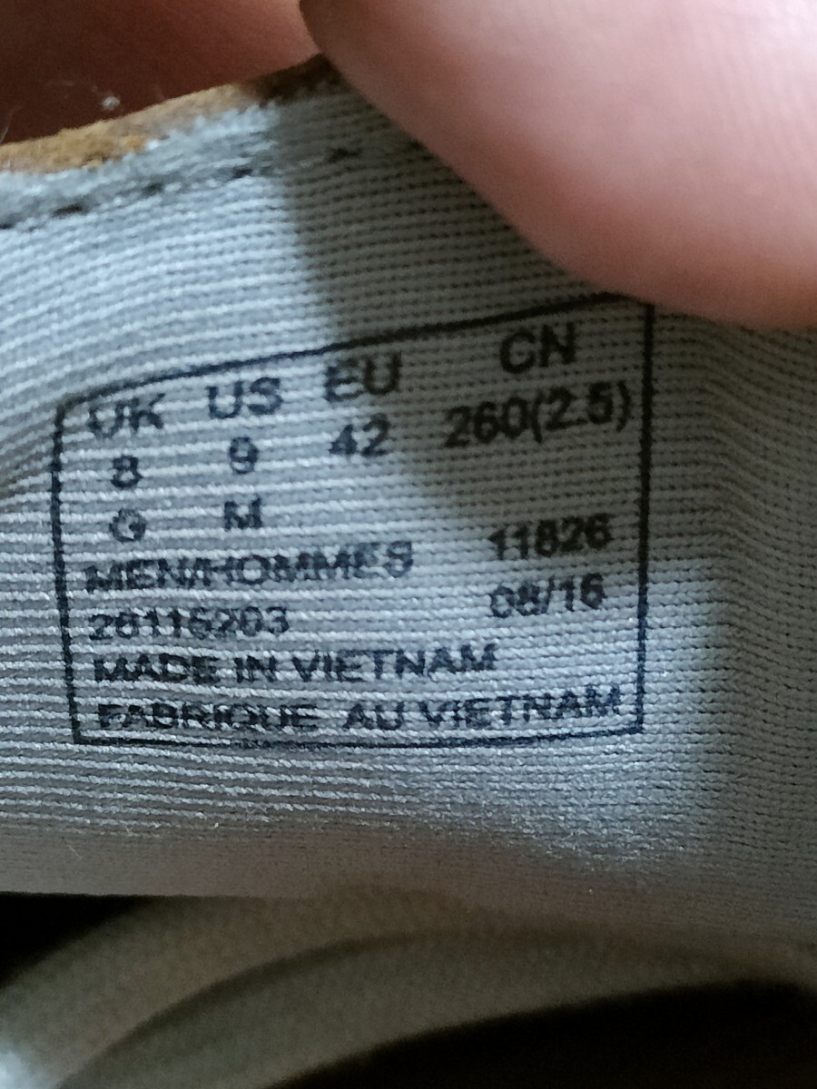 サイズ：UK 8　未使用品　Clarks クラークス TRIGENIC レザー シューズ スニーカー 本革 靴_画像5