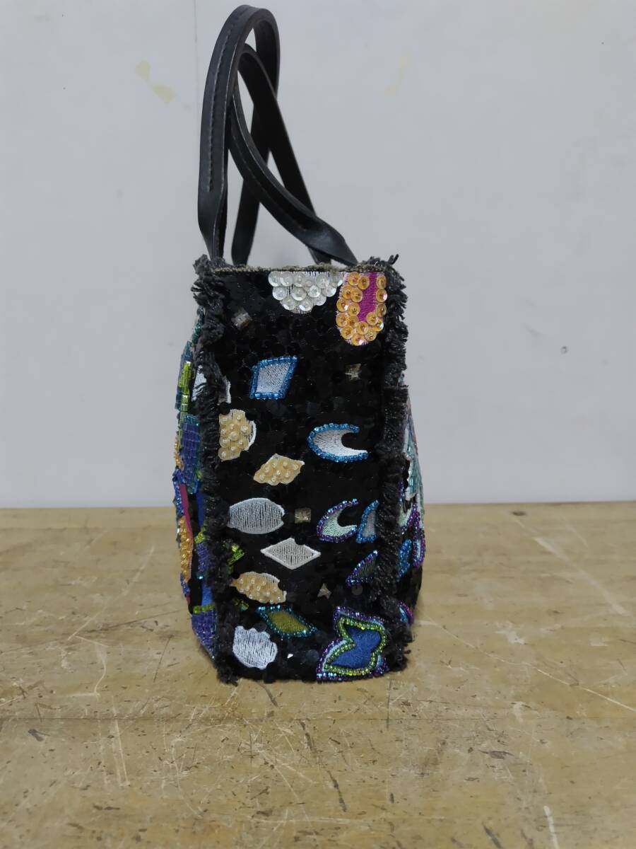 EPOCA スパンコール ハンドバッグ_画像3