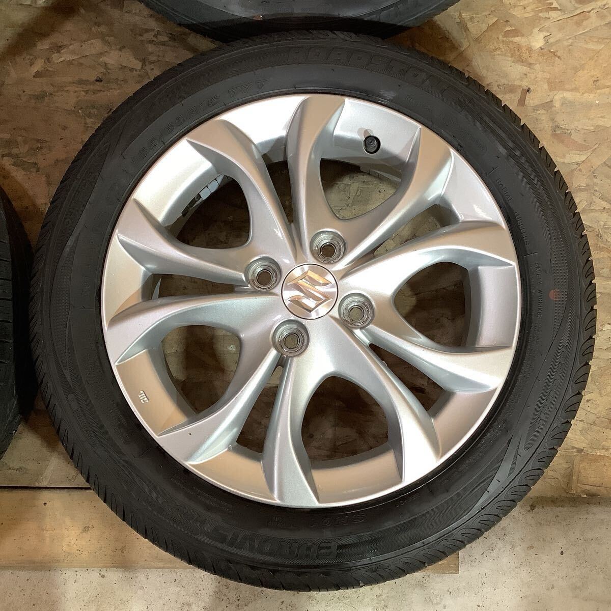 スズキ ソリオ 純正 15×4.5J +45 100/4H ROADSTONE EUROVIS HP02 165/60R15 夏 2022年製 4本セット 2本8.5分山 2本8分山 _画像5