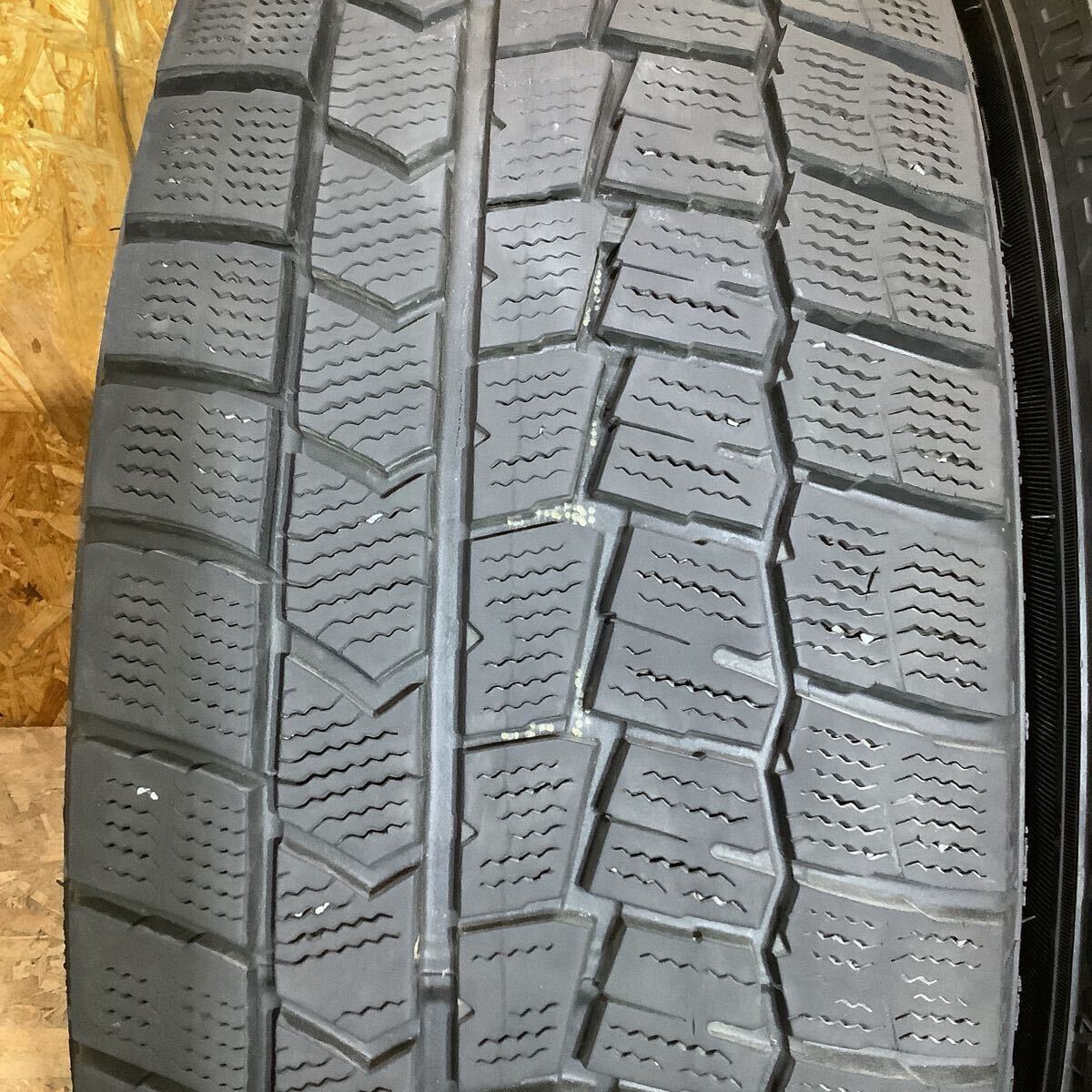 DUNLOP WINTER MAXX WM02 ダンロップ 225/60R17 スタッドレス 2022年製 4本セット 6.5〜7分山 アルファード ヴェルファイア XV_画像2