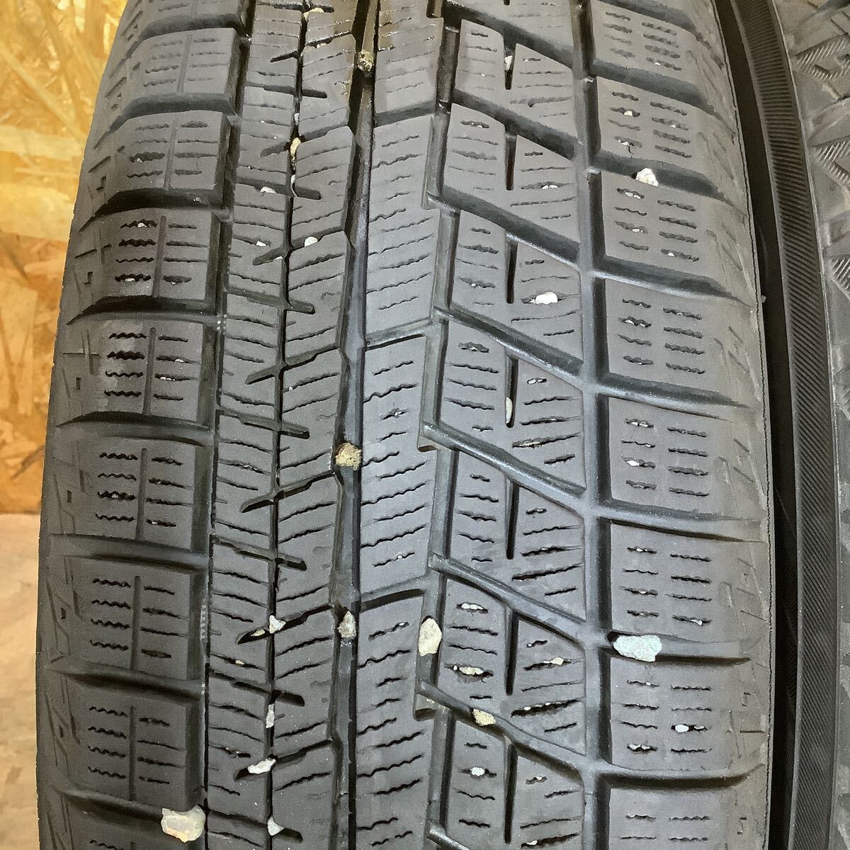 YOKOHAMA iceGUARD iG60 ヨコハマ 155/70R13 スタッドレス 2023年製 4本セット 7分山 マーチ バモス エブリィワゴン _画像2