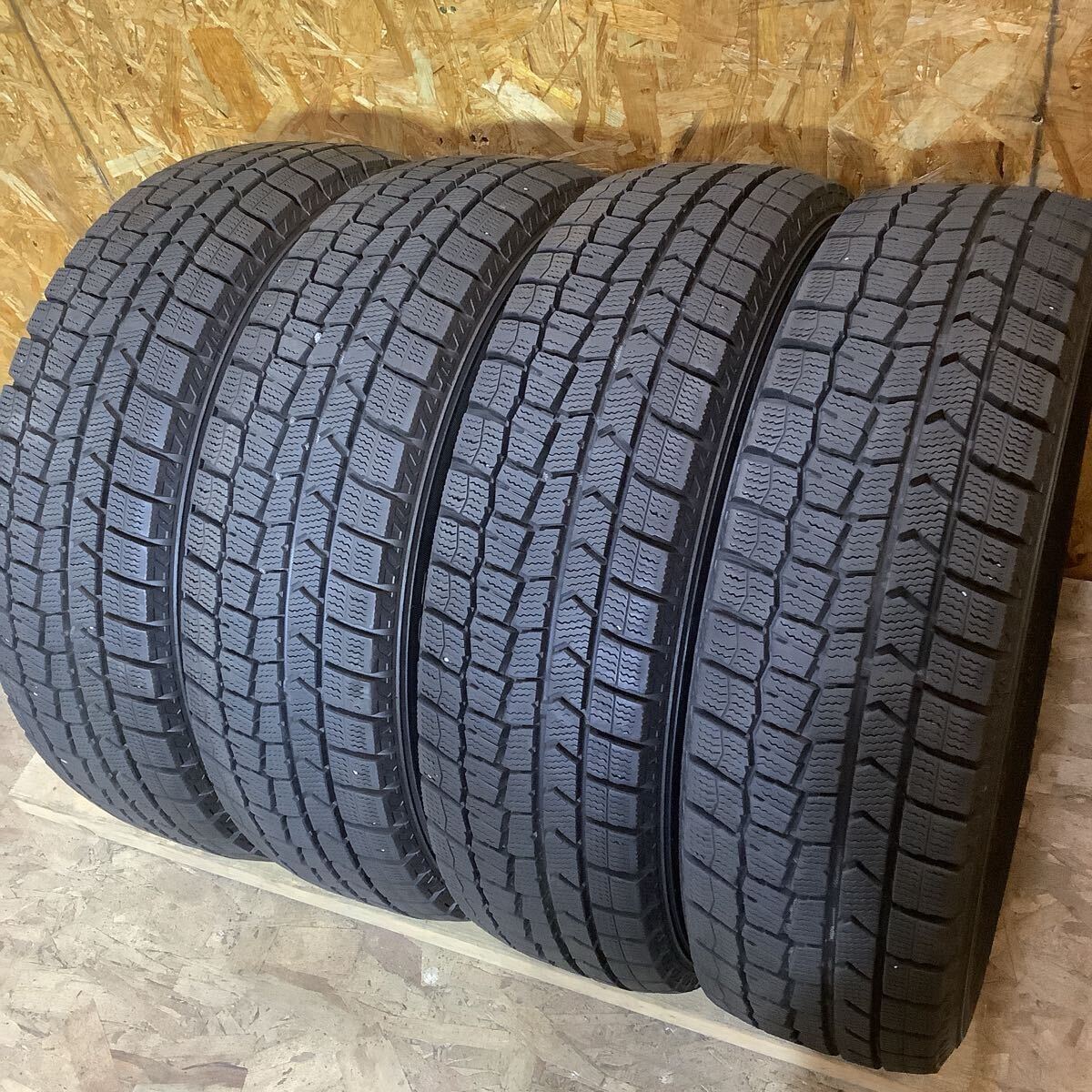 DUNLOP WINTER MAXX WM02 ダンロップ 165/65R15 スタッドレス 2018年製 4本セット 7〜8分山 プリウス デリカD2 ソリオ_画像1