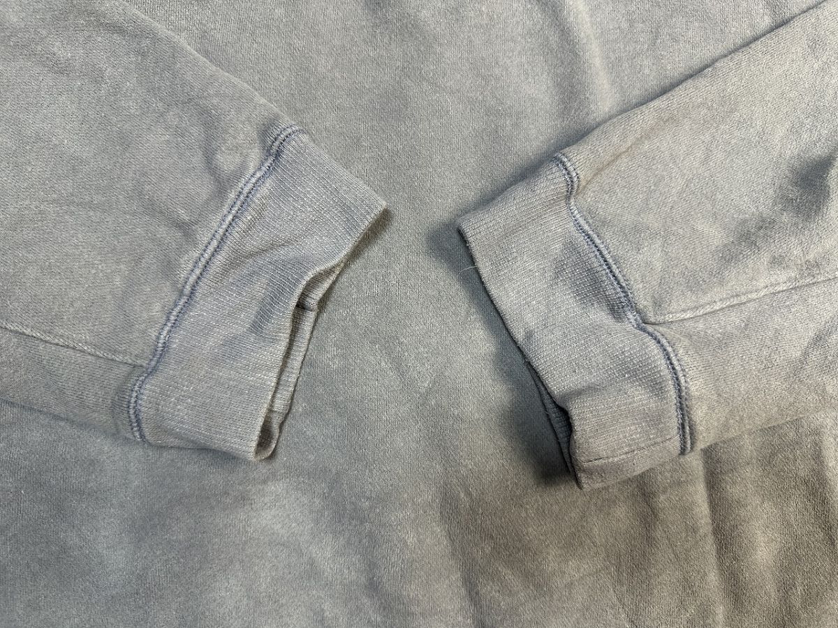 ☆ビッグサイズ US古着 Columbia コロンビア スウェット アウトドア プルオーバー ジップアップ ロゴ フリース グレー【XL】  ◆5243◆_画像9