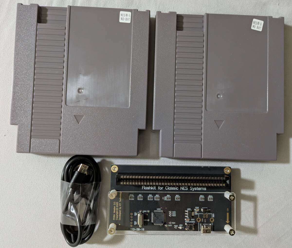【ジャンク】NES用 フラッシュ書込システム一式 Flashkit for Classic NES Systems_画像1