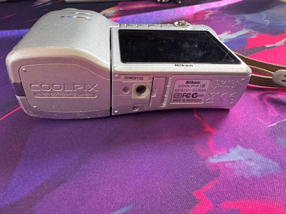 動作品 NIKON COOLPIX S10 VR デジカ_画像4